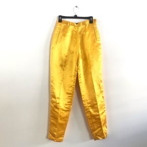 ETRO Milano Linen and Suede 44 High Waist Vintage